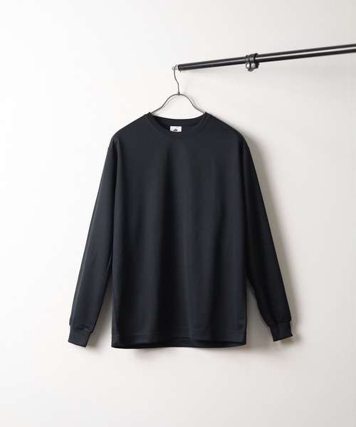 BEES BEAM(ビーズビーム)の「【W】【it】【FE2】【BEES BEAM】ファイバードライ ロングスリーブTシャツ 吸水速乾 UVカット(Tシャツ/カットソー・レディース・ブラック/ネイビー/ホワイト・LARGE/X-LARGE/MEDIUM)」の2枚目の写真