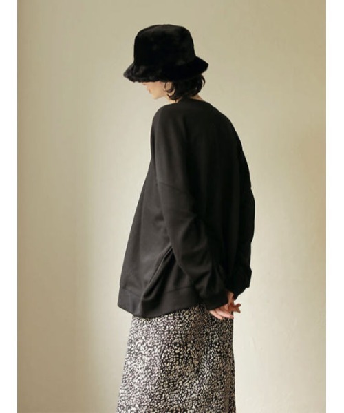 ACYM（アシーム）の「Onemile over size トップス（スウェット・レディース・ブラック/ホワイト・FREE）」の10枚目の写真