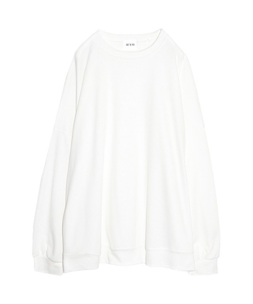 ACYM（アシーム）の「Onemile over size トップス（スウェット・レディース・ブラック/ホワイト・FREE）」の11枚目の写真