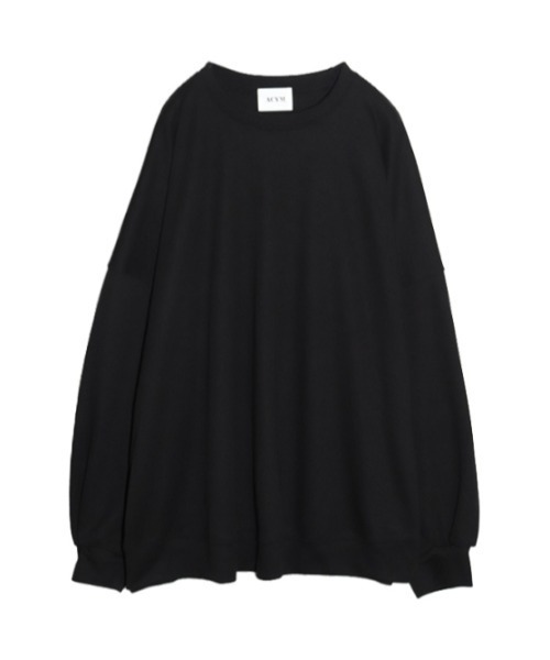 ACYM（アシーム）の「Onemile over size トップス（スウェット・レディース・ブラック/ホワイト・FREE）」の14枚目の写真