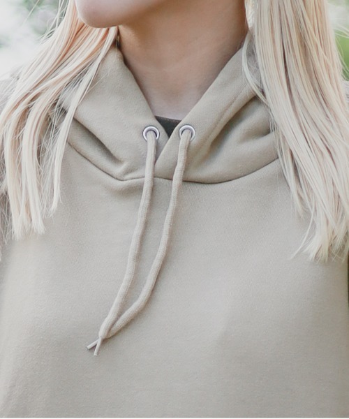 【セール】【CROSS & STITCH】レギュラーウェイト ビッグシルエット裏毛プルオーバーパーカ（パーカー）｜CROSS & STITCH（クロスステッチ）