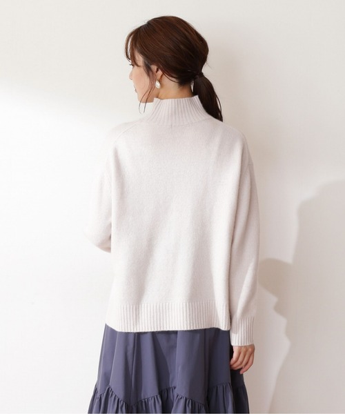 PROPORTION BODY DRESSING（プロポーションボディドレッシング）の「タートル Fox mix ニット / 1212270006（ニット/セーター・レディース・オフホワイト/イエロー・FREE）」の8枚目の写真