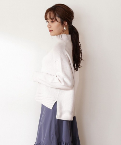 PROPORTION BODY DRESSING（プロポーションボディドレッシング）の「タートル Fox mix ニット / 1212270006（ニット/セーター・レディース・オフホワイト/イエロー・FREE）」の9枚目の写真