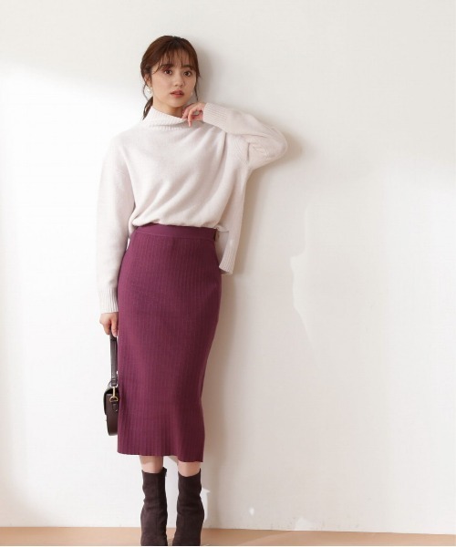 PROPORTION BODY DRESSING（プロポーションボディドレッシング）の「タートル Fox mix ニット / 1212270006（ニット/セーター・レディース・オフホワイト/イエロー・FREE）」の13枚目の写真