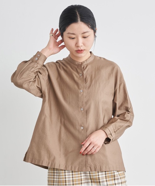 yuni（ユニ ）の「繻子織shortブラウス（シャツ/ブラウス）」 - WEAR