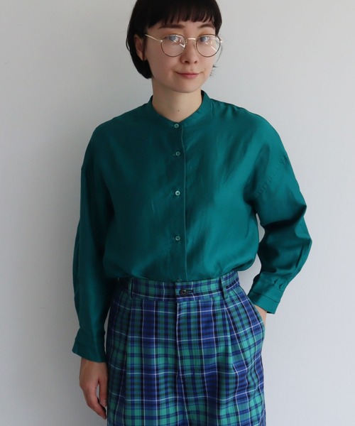 yuni（ユニ ）の「繻子織shortブラウス（シャツ/ブラウス）」 - WEAR