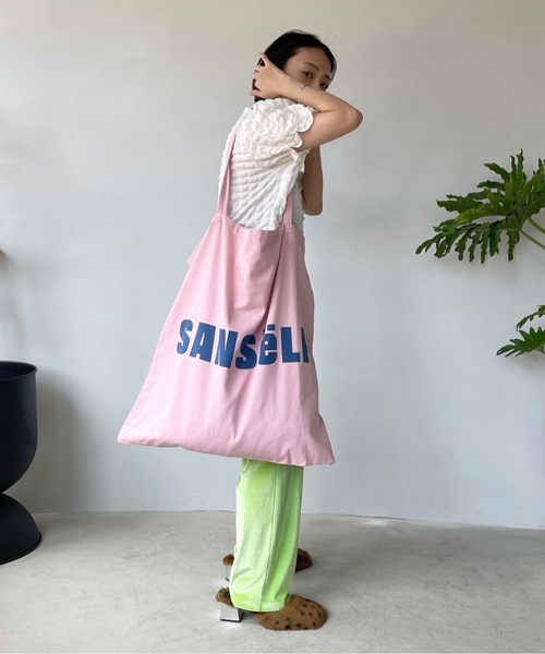 SANSeLF(サンセルフ)の「Se ロゴビッグトートバッグ【SANSeLF】sana22a008(トートバッグ・レディース・ピンク・FREE)」の10枚目の写真