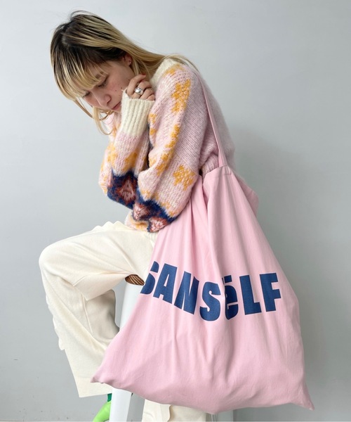 SANSeLF(サンセルフ)の「Se ロゴビッグトートバッグ【SANSeLF】sana22a008(トートバッグ・レディース・ピンク・FREE)」の5枚目の写真