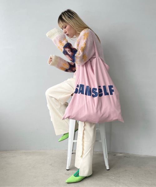 SANSeLF(サンセルフ)の「Se ロゴビッグトートバッグ【SANSeLF】sana22a008(トートバッグ・レディース・ピンク・FREE)」の9枚目の写真
