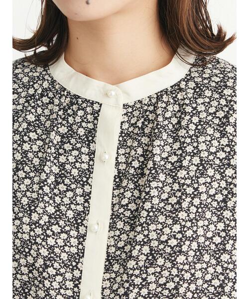 ELENCARE DUE（エレンカーレデュエ）の「・ELENCARE DUE フラワー×ピンタックブラウス（シャツ/ブラウス・レディース・ブラウン/ライトカーキ/オフホワイト/ブラック・FREE）」の8枚目の写真