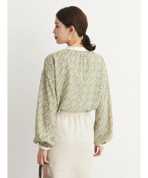 ELENCARE DUE（エレンカーレデュエ）の「・ELENCARE DUE フラワー×ピンタックブラウス（シャツ/ブラウス・レディース・ブラウン/ライトカーキ/オフホワイト/ブラック・FREE）」の15枚目の写真