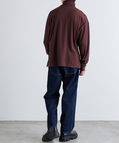 Paul Smith 19-20AW レオパード柄　タートルネックカットソー　M Paul Smith 19-20AW レオパード柄 タートルネックカットソー M