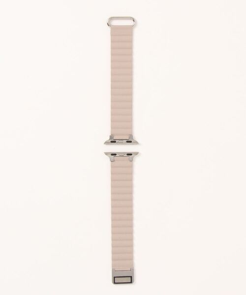 Me%(ミィパーセント)の「フェイクレザーマグネットAPPLEWATCHバンド(デジタル腕時計・レディース・ブラック/アイボリー/ブラウン/ピンク・MEDIUM/LARGE)」の5枚目の写真