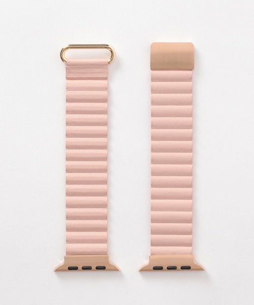 Me%(ミィパーセント)の「フェイクレザーマグネットAPPLEWATCHバンド(デジタル腕時計・レディース・ブラック/アイボリー/ブラウン/ピンク・MEDIUM/LARGE)」の15枚目の写真