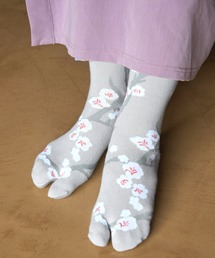倭物やカヤ（ワモノヤカヤ）の「【カヤ】枝梅 足袋型くつ下23～25cm（ソックス/靴下・レディース）」