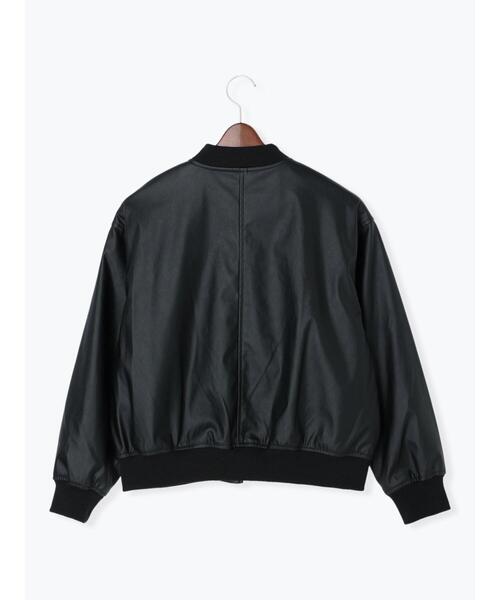 Te chichi TERRASSE（テチチテラス）の「ショートリブブルゾン（ブルゾン・レディース・ブラック/ベージュ・ﾌﾘ-）」の17枚目の写真