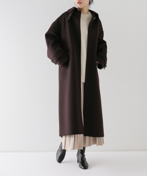 Colombo ロングコート ブラック 36 キレイめ 上品 オシャレ Colombo ロングコート ブラック 36 キレイめ 上品 オシャレ