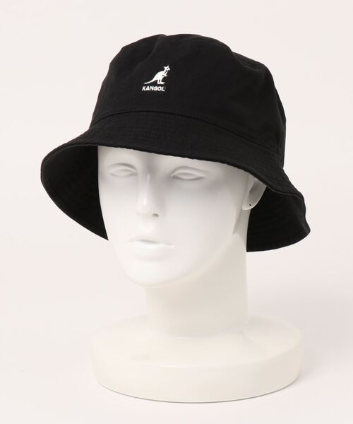 KANGOL（カンゴール）の「KANGOL/カンゴール　WASHED BUCKET（ハット・レディース・ブラック/ホワイト/チャコール/ブルー/グリーン/エメラルドブルー/カーキ・L/XL/M）」の11枚目の写真