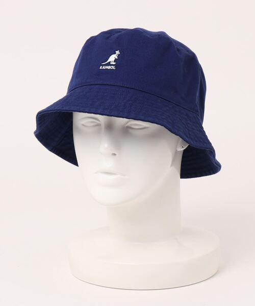 KANGOL（カンゴール）の「KANGOL/カンゴール　WASHED BUCKET（ハット・レディース・ブラック/ホワイト/チャコール/ブルー/グリーン/エメラルドブルー/カーキ・L/XL/M）」の14枚目の写真