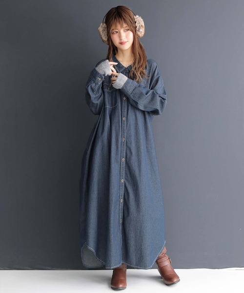 osharewalker（オシャレウォーカー）の「『シンプルフェイクファーイヤーマフ』（イヤーマフ・レディース・ブラウン系その他2/ブラック/グレイッシュベージュ・FREE）」の6枚目の写真