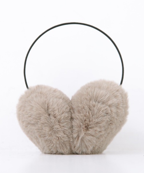 osharewalker（オシャレウォーカー）の「『シンプルフェイクファーイヤーマフ』（イヤーマフ・レディース・ブラウン系その他2/ブラック/グレイッシュベージュ・FREE）」の12枚目の写真