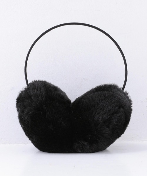 osharewalker（オシャレウォーカー）の「『シンプルフェイクファーイヤーマフ』（イヤーマフ・レディース・ブラウン系その他2/ブラック/グレイッシュベージュ・FREE）」の14枚目の写真