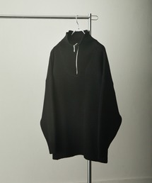 ハーフジップ」に該当するニット/セーター（タートルネック