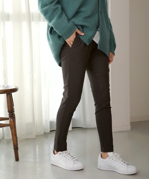 Bou Jeloud(ブージュルード)の「【34-42サイズ展開】裏起毛ハキヤセ美脚パンツ(その他パンツ・レディース・ホワイト系その他/ブラック/チャコールグレー/ライトグリーン/オレンジ/ベージュ・38/34/40/42/36)」の14枚目の写真