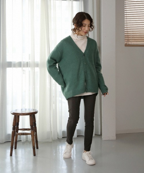 Bou Jeloud(ブージュルード)の「【34-42サイズ展開】裏起毛ハキヤセ美脚パンツ(その他パンツ・レディース・ホワイト系その他/ブラック/チャコールグレー/ライトグリーン/オレンジ/ベージュ・38/34/40/42/36)」の15枚目の写真