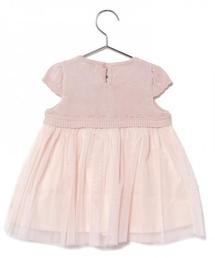 組曲 レース×ソフトチュールワンピース　 フォーマル130 卒業式入学式 ワンピース 「UVカット」「110-140cm」セーラーレース ワンピース キッズ 子供服 女の子