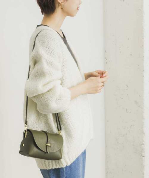 TRICOTS JEAN MARC（トリコットジーンマルク）の「TRICOTS JEAN MARC　ニットカーディガン（カーディガン/ボレロ・レディース・ホワイト/ブラウン/ライトピンク・FREE）」の10枚目の写真