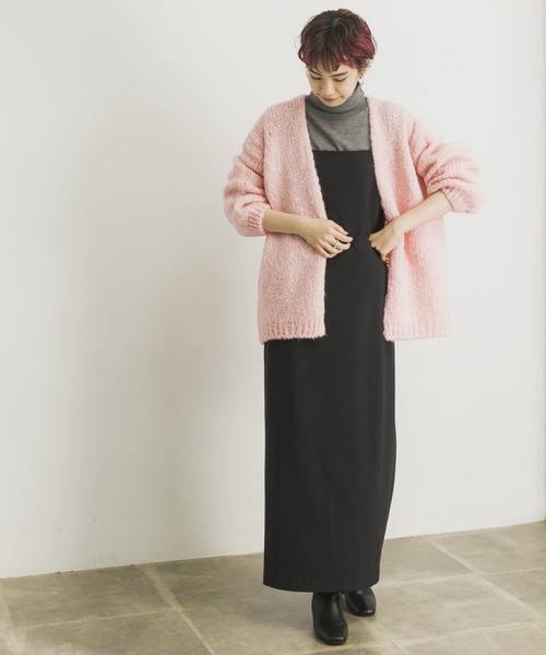 TRICOTS JEAN MARC（トリコットジーンマルク）の「TRICOTS JEAN MARC　ニットカーディガン（カーディガン/ボレロ・レディース・ホワイト/ブラウン/ライトピンク・FREE）」の18枚目の写真