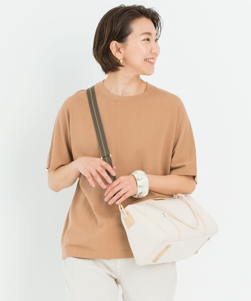 新品★23区　SEAICE ドルマン ニットTEE 38サイズ 23区（ニジュウサンク）の「【洗える】SEAICE ドルマン ニット