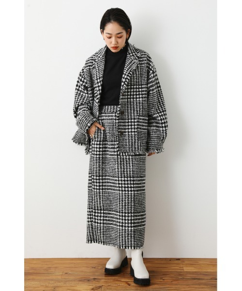 RODEO CROWNS WIDE BOWL(ロデオクラウンズワイドボウル)の「TWEEDナロースカート(スカート・レディース・ブラック系その他/グリーン系その他・FREE)」の7枚目の写真