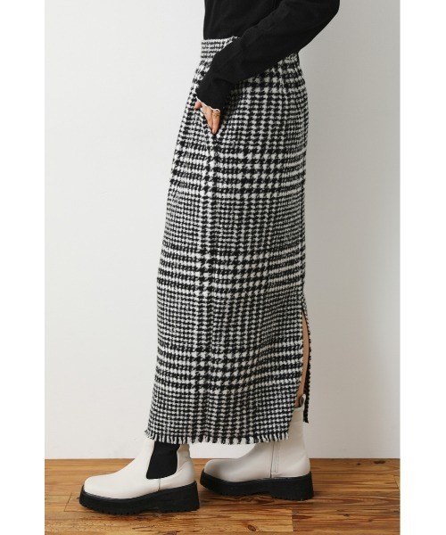 RODEO CROWNS WIDE BOWL(ロデオクラウンズワイドボウル)の「TWEEDナロースカート(スカート・レディース・ブラック系その他/グリーン系その他・FREE)」の8枚目の写真