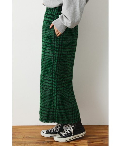 RODEO CROWNS WIDE BOWL(ロデオクラウンズワイドボウル)の「TWEEDナロースカート(スカート・レディース・ブラック系その他/グリーン系その他・FREE)」の15枚目の写真