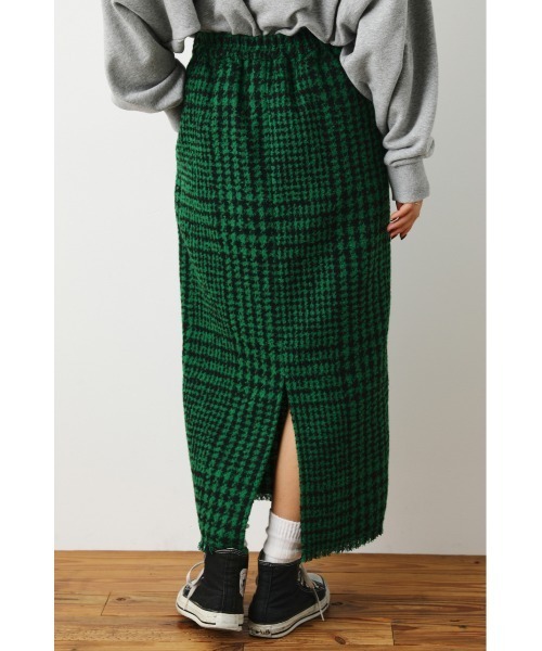 RODEO CROWNS WIDE BOWL(ロデオクラウンズワイドボウル)の「TWEEDナロースカート(スカート・レディース・ブラック系その他/グリーン系その他・FREE)」の16枚目の写真