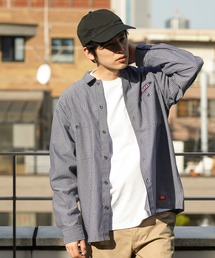 希少新品タグ付✨TOGA×Dickies ジップアップシャツ　薄手ブルゾン Dickies（ディッキーズ）の「Dickies ディッキーズ 胸ポケット
