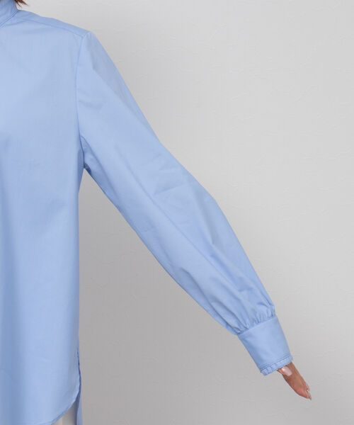 NOLLEY’S（ノーリーズ）の「衿フリルシャツ（シャツ/ブラウス・レディース・サックスブルー/ブルー系その他3/オフホワイト・36/38）」の18枚目の写真