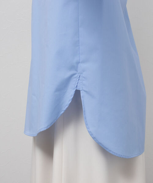 NOLLEY’S（ノーリーズ）の「衿フリルシャツ（シャツ/ブラウス・レディース・サックスブルー/ブルー系その他3/オフホワイト・36/38）」の21枚目の写真