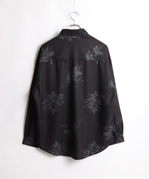 WESTSEA(ウエストシー)の「ルーズサイズ とろみシャツ 花柄長袖シャツ(シャツ/ブラウス・メンズ・ブラック系その他3/ブラック系その他/ブラック/アイボリー/ブラック系その他2/ベージュ/グレー/ホワイト/ブラック系その他4/ブラック系その他6/ブラック系その他7/ブラック系その他5/ベージュ系その他/ホワイト系その他2/ホワイト系その他/ブラック×グレー/ホワイト系その他4/ブラック系・M/L)」の21枚目の写真