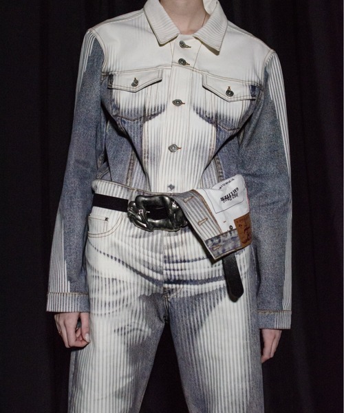 Y/Project（ワイプロジェクト）の「BODY MORPH FITTED DENIM JACKET（デニムジャケット・メンズ・ブルー系その他・XS/S）」の7枚目の写真