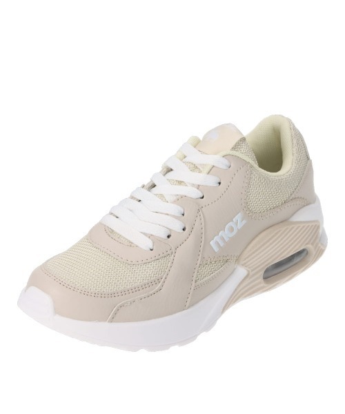 moz（モズ）の「厚底エアークッションスニーカー（スニーカー・レディース・ブラック/アイボリー・23.0cm/23.5cm/24.0cm/24.5cm）」の3枚目の写真