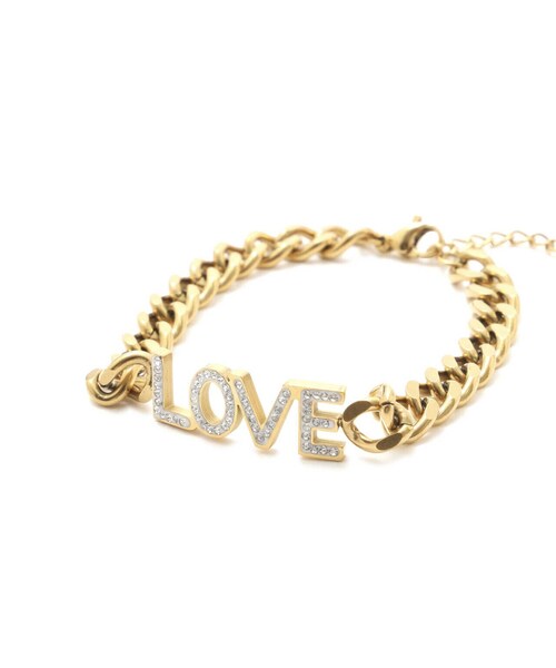 JILL by JILL STUART（ジルバイジルスチュアート）の「◇LOVEブレスレット（ブレスレット・レディース・ゴールド・FREE）」の8枚目の写真