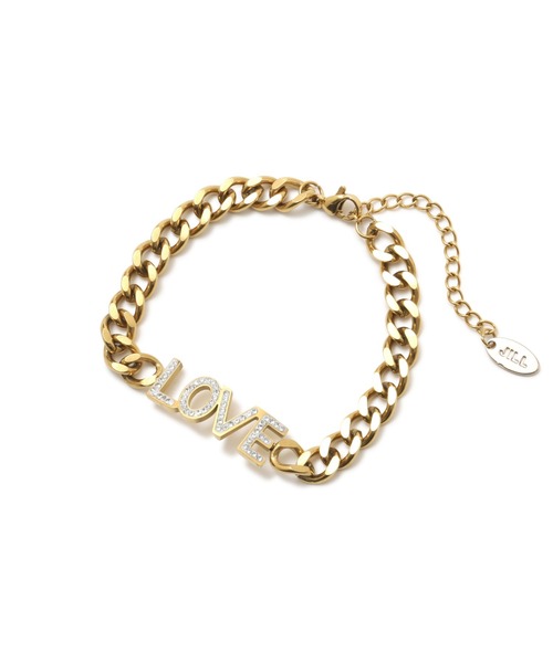 JILL by JILL STUART（ジルバイジルスチュアート）の「◇LOVEブレスレット（ブレスレット・レディース・ゴールド・FREE）」の3枚目の写真