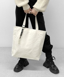 【ZOZOTOWN限定】Logo belt square canvas tote bag / ロゴベルトスクエアキャンバストートバッグ