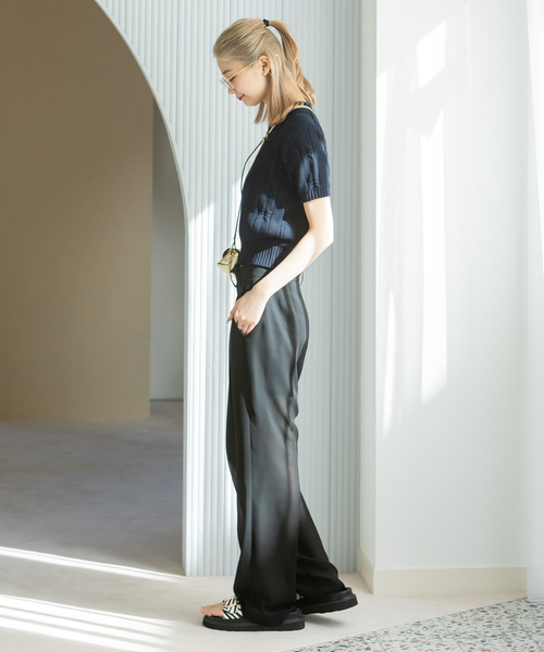 コンパクトケーブルニット（ニット/セーター）｜U by SPICK&SPAN（ユー