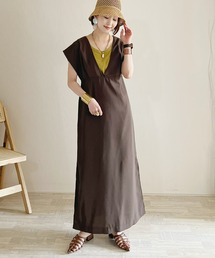 ECRIRE | 【陽コラボ】バックリボンジャンバースカート(ワンピース)