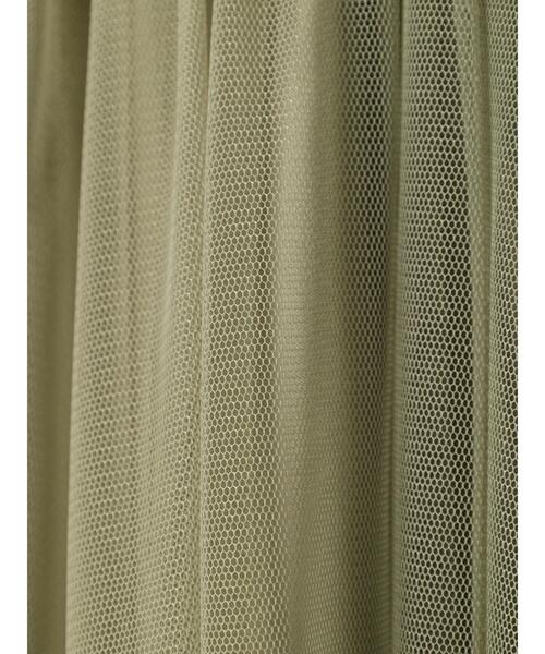 earth music&ecology（アースミュージックアンドエコロジー）の「チュールフレアスカート（スカート・レディース・ブラック/ライトベージュ/ライトグレー/カーキ・FREE）」の9枚目の写真