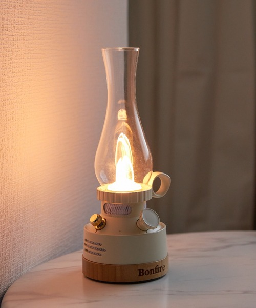 BIRTHDAY BAR(バースデイバー)の「Bonfire ボンファイア ランタンスピーカー(スピーカー・レディース・アイボリー・フリー)」の1枚目の写真